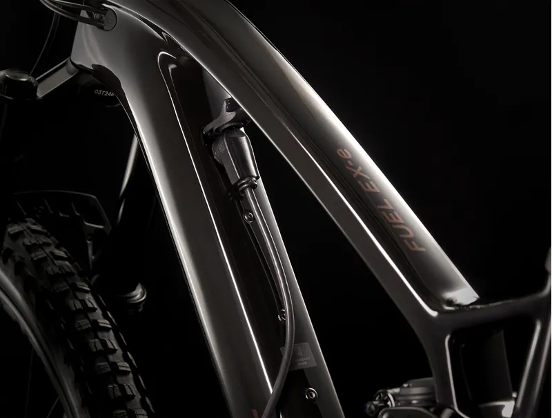 Fuel EXe 9.9 XTR Full Suspension Electric Mountain Bike 2024 in Smoke-6